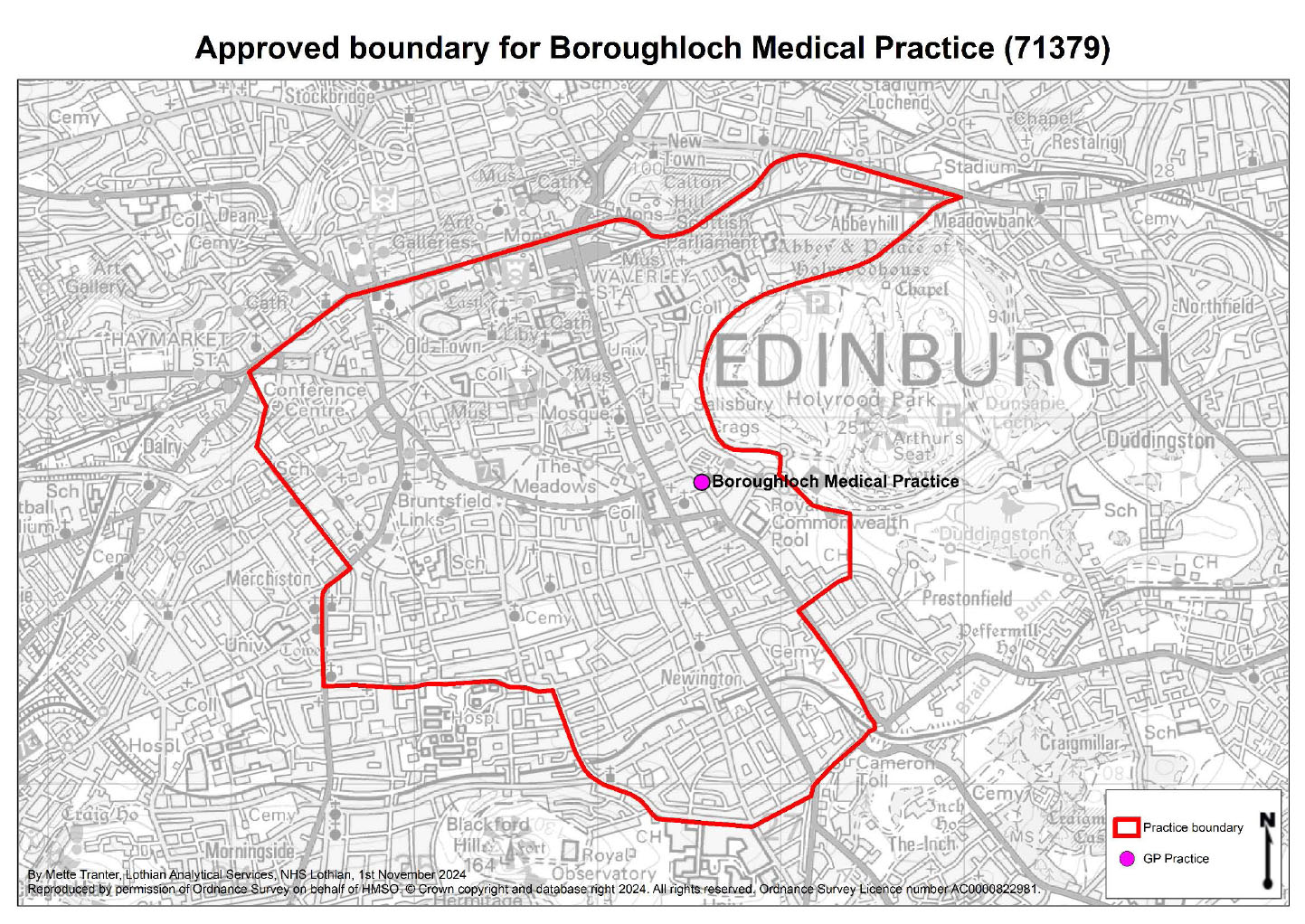 Boroughloch Practice Boundaries